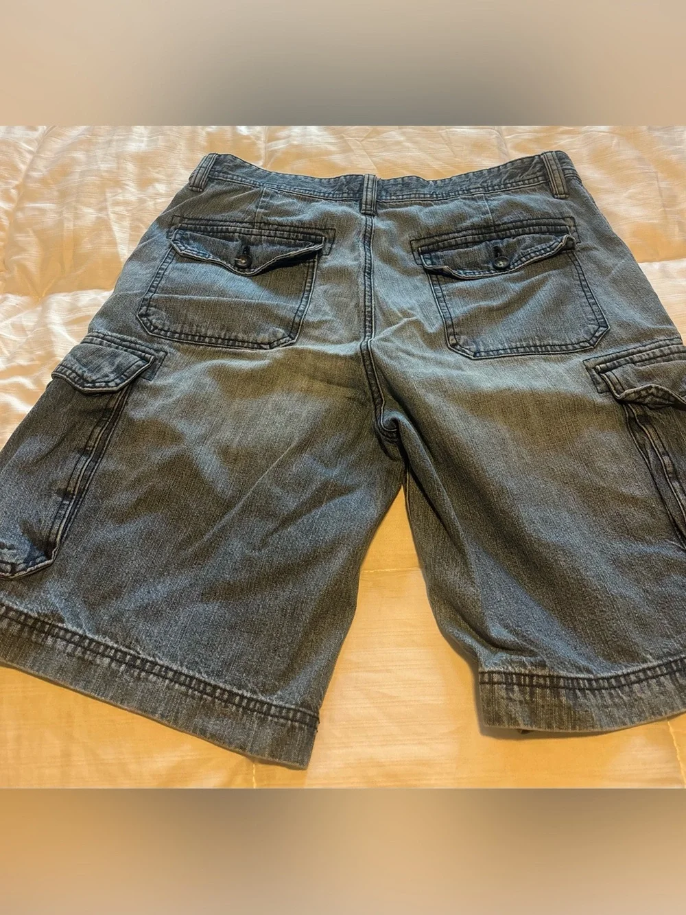 Y2K Denim Cargo St. John’s Bay Shorts Size 34